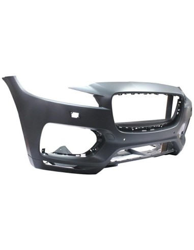 Front bumper primer with PDC+headlight washer for jaguar f-peace 2015- r-sport/s Aftermarket Bumpers and accessories
