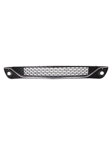 Grid front bumper with hole+chrome trim for the Lancia Y 2015- Aftermarket Bumpers and accessories