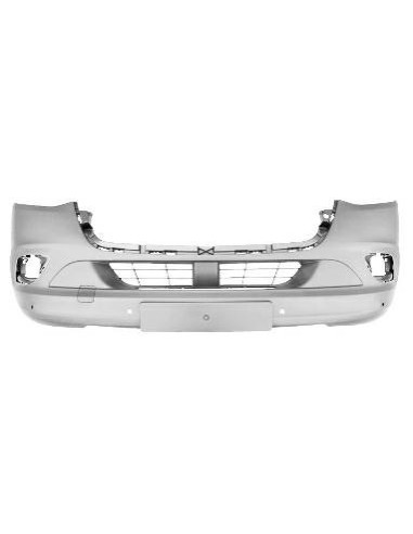 Front bumper primer with fog lights and PA for sprinter W907-W910 2018- Aftermarket Bumpers and accessories