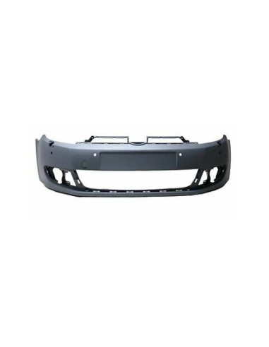 Front bumper primer with headlight washer holes for VW Golf 6 R20 2009 onwards Aftermarket Bumpers and accessories