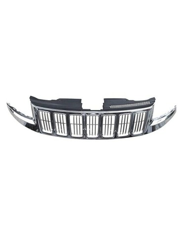Complete chromed front grille for jeep gran cherokee 2013 onwards Aftermarket Bumpers and accessories