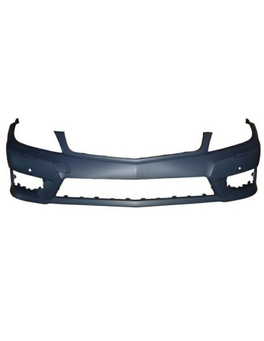 Parachoques delantero con lavafaros + orificios para sensores para clase c w204 2011- amg Aftermarket Parachoques y accesorios