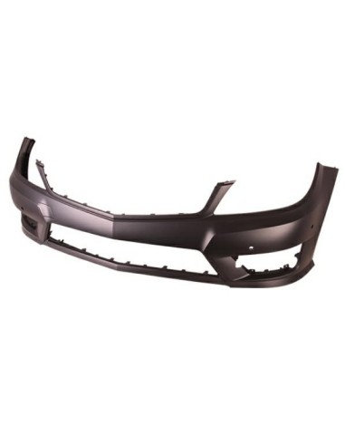 Primer front bumper with sensor holes for c-class w204 2011 onwards amg Aftermarket Bumpers and accessories