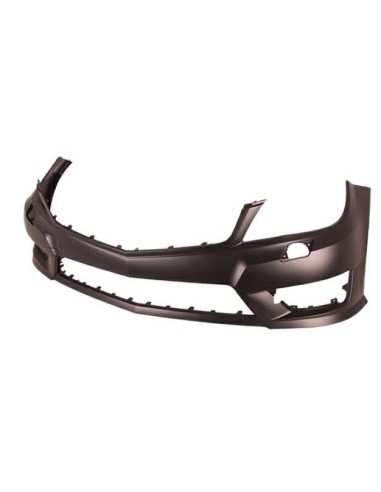 Primer front bumper with headlight washer for c-class w204 2011 onwards amg Aftermarket Bumpers and accessories