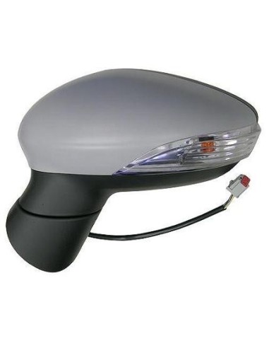 Espejo retrovisor derecho para Fiesta 2012 a 2016 Cebador térmico eléctrico flecha 6 pines