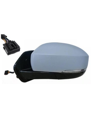 Espejo retrovisor derecho para Land rover Discovery IV 2014- electo. tejido. Luces de asistencia de 10 pines