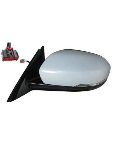 Dx rearview mirror for Land rover Evoque 2011 to 2015 electrified. Abb. 8-pin light arrow