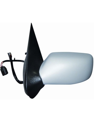 Black thermal electric left rearview mirror for 1999 to 2002