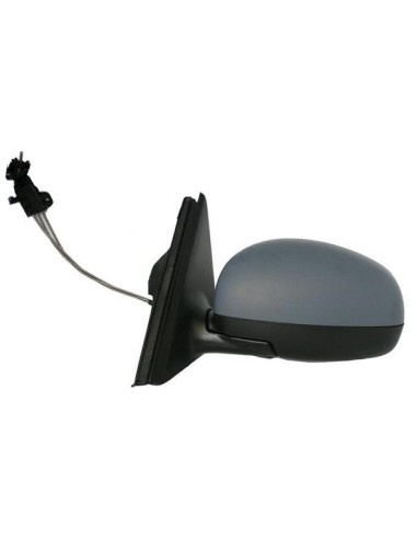 Mechanical right rearview mirror to be painted for skoda roomster 2006 to 2010