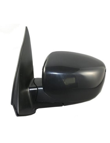Black electric left rearview mirror for hyundai i10 2007 to 2009