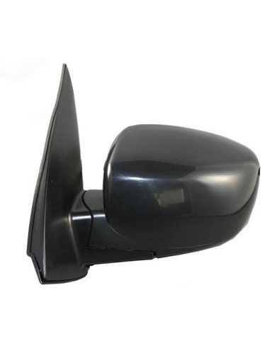 Black thermal electric left rearview mirror for hyundai i10 2007 to 2009