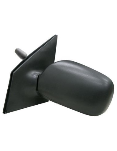 Black mechanical right rearview mirror for toyota yaris towards 2000 onwards