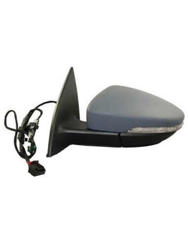 Thermal electric left rearview mirror with light for vw eos 2011 onwards