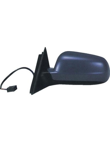 Thermal electric left rearview mirror to be painted skoda superb 2002 to 2008