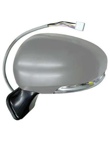 Rétroviseur droit électrique thermique à peindre pour toyota prius 2009 à 2011