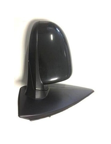 Black mechanical right rearview mirror for hyundai i10 2010 to 2012