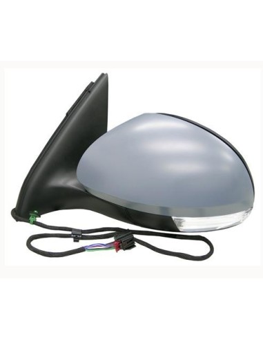 Thermal electric right rearview mirror to be painted for vw tiguan 2011 onwards