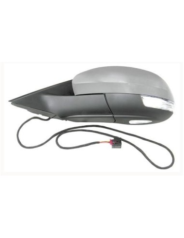 Thermal electric left rearview mirror re-sealable for skoda yeti 2009 onwards