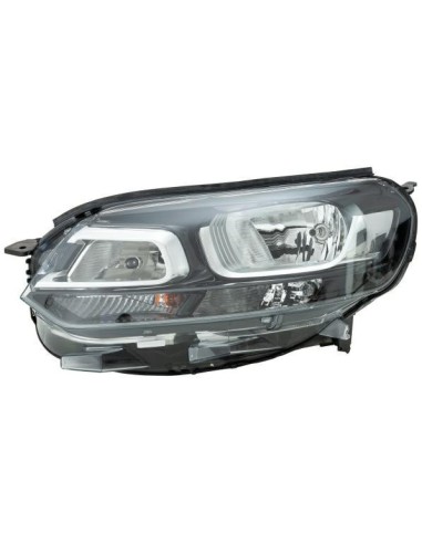 Right front headlight H1-H7 electric for Jumpy-Spacetourer 2016 onwards black