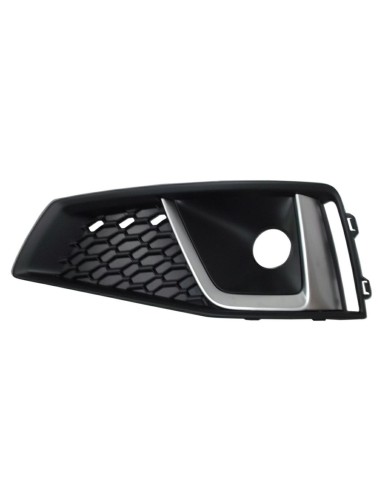Left front grille with Silver holes for Audi A4 2015 onwards S-Line