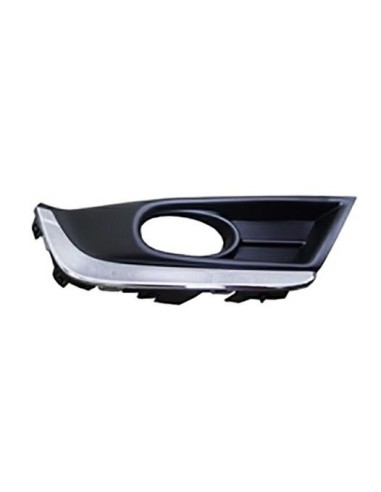 Right front grille with holes Chrome for honda Cr-V 2018 onwards