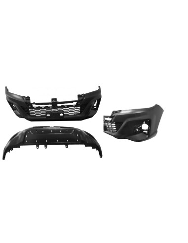 Front bumper for toyota Hilux 2018 onwards 4Wd