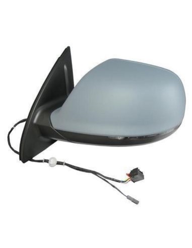 Sx rearview mirror for Q7 (4LB) 2009 to 2015 electrified. Abb. 17 pin memo light arrow