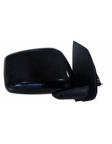 Manual left rearview mirror for nissan navara 2005 to 2007