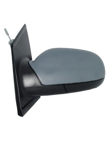 Left rearview mirror for VW Fox 2005 to 2009 Mechanical, Asferico, to be painted,