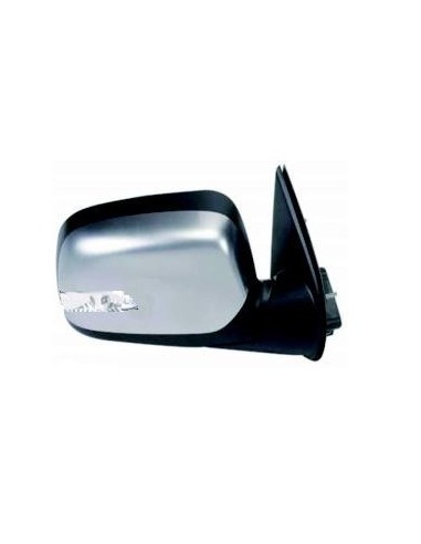 Espejo retrovisor izquierdo para D-max 2002 a 2005 Cerradura de flecha eléctrica Cromado 7 pines