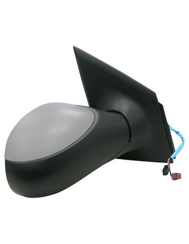 Left rearview mirror for Citroen C2 2003 to 2009 Electric to paint 3 pins