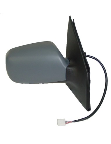 Black thermal electric left rearview mirror for toyota yaris 2003 to 2006