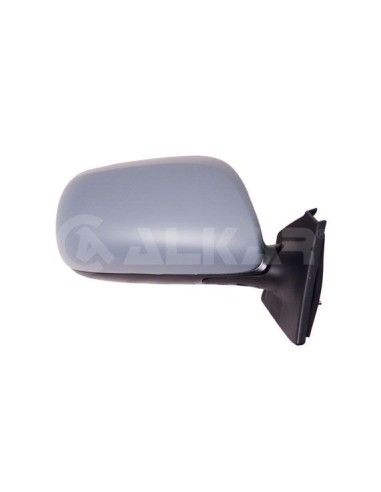 Black manual right rearview mirror for toyota yaris 2006 to 2011