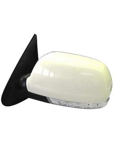 Black thermal electric right rearview mirror for hyundai santafe 2010 to 2012
