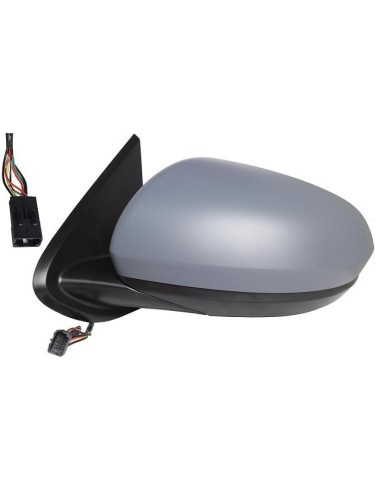 Black thermal electric left rearview mirror for 18 in po i5 pin