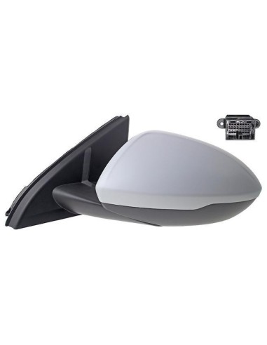 Thermal electric right rearview mirror to be painted for opel insignia 2017 onwards