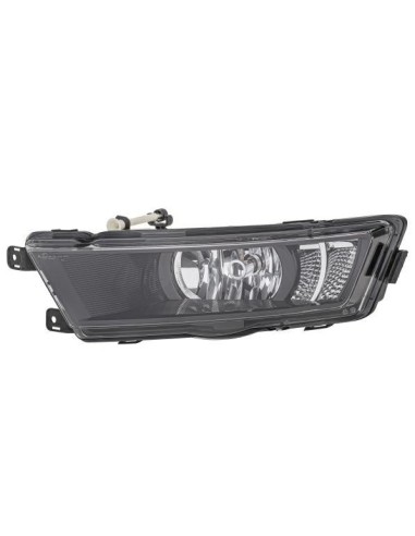 Luz antiniebla delantera derecha drl cromada para skoda rapid 2015 en adelante