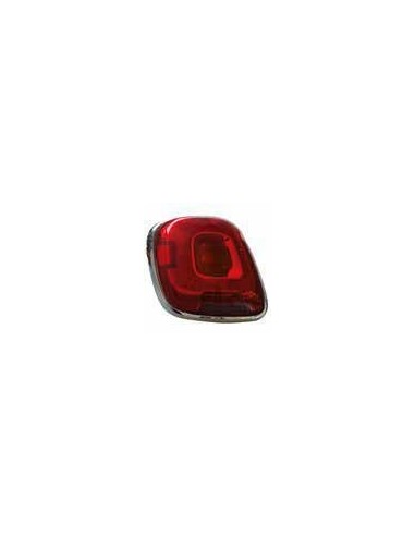 Right rear light with chromed frame for fiat 500 x 2014 onwards