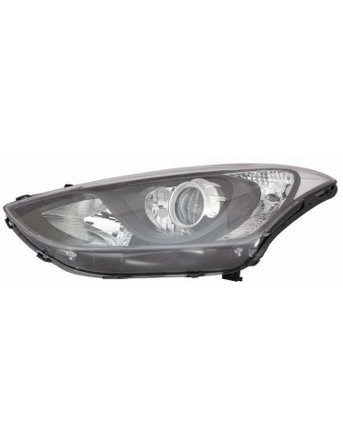 Right front headlight 3h7 electric for hyundai i30 2015-2016 black