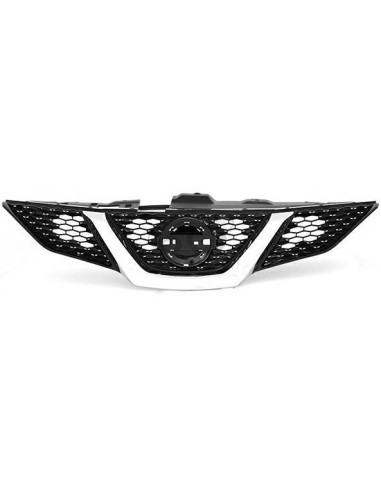 Front grill chrome and black for nissan qashqai 2014 onwards