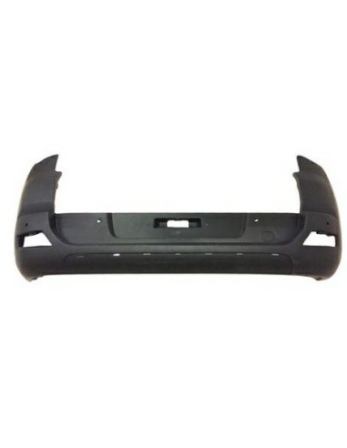Rear bumper primer with PDC and molding holes for peugeot 3008 2009 onwards