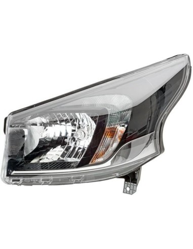 Left headlight h4 with electric drl led drl for opel vivaro 2014 onwards