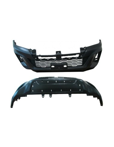 Front bumper with parkpark sensor holes for toyota Hilux 2018 onwards 4Wd