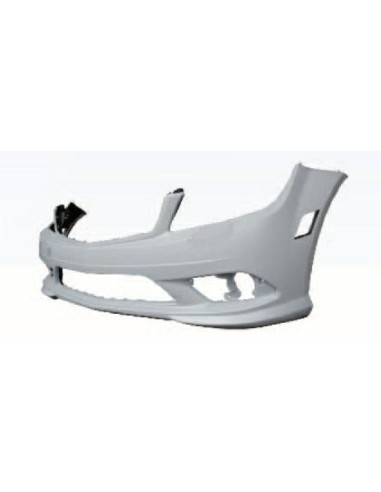 Primer front bumper with side light for c-class w204 2007 onwards amg