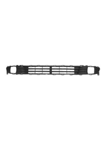 Front bumper central grille with fog light holes for kia rio 2005 onwards