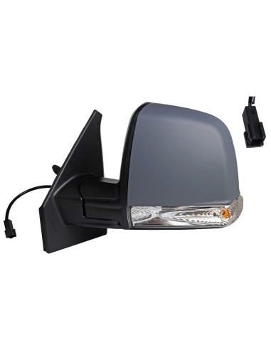 Right rearview mirror primer arrow for doblo 2015- combi panorama 2 pin