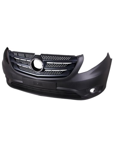 Front bumper gray with fog lights holes for Vito w447 2014 onwards