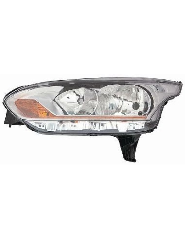 Right headlight h7-h15 for transit-tourneo connect 2013- chrome