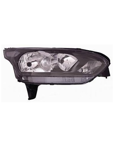 Right headlight h7-h15 electric for transit-tourneo connect 2013- black