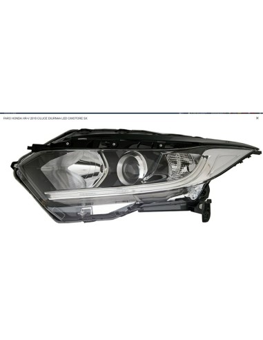 Faro izquierdo h11-hb3 con luz diurna led para honda hr-v 2018-